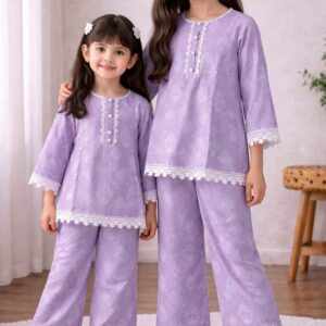 Baby Girl Two Piece Dress | স্টাইলিশ বেবি টু-পিস ড্রেস