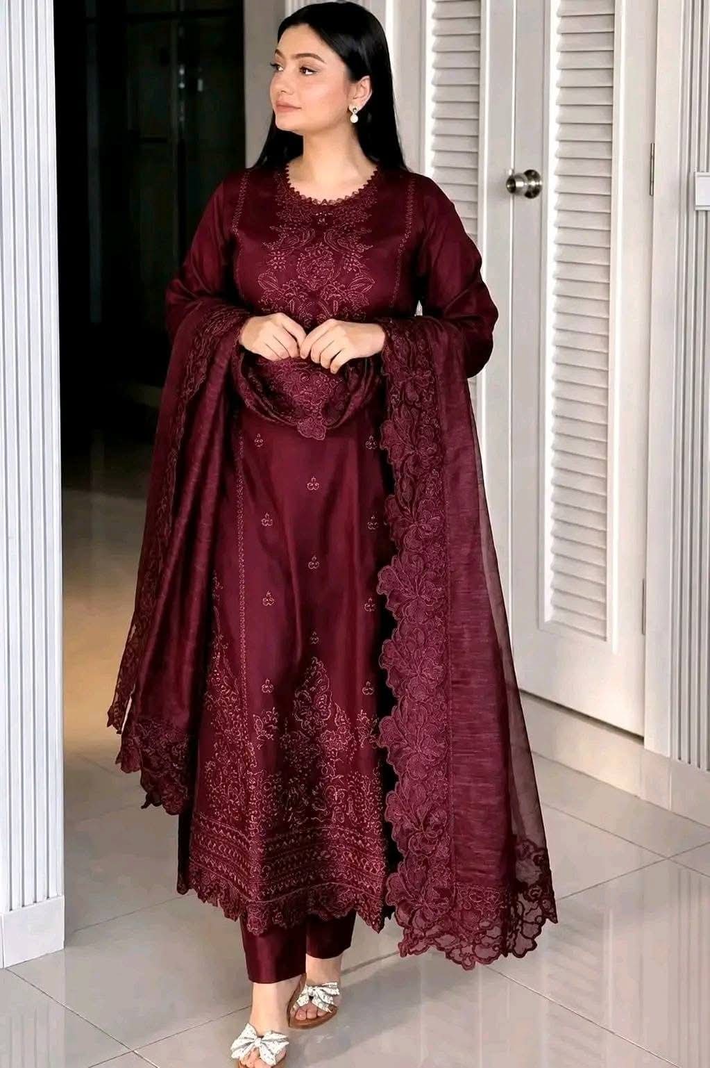 Embroidery 3 Piece Collection | এমব্রয়ডারি থ্রি পিস - Image 3