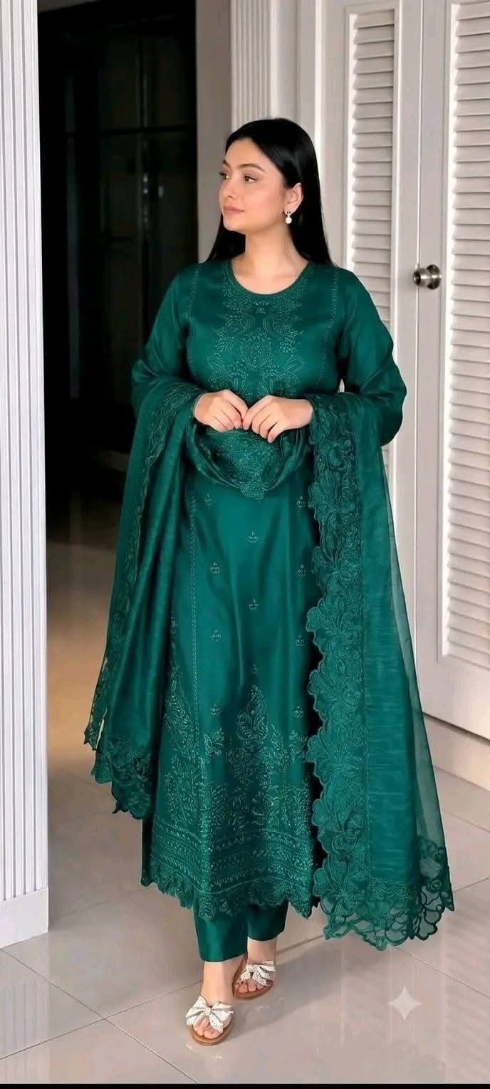 Embroidery 3 Piece Collection | এমব্রয়ডারি থ্রি পিস