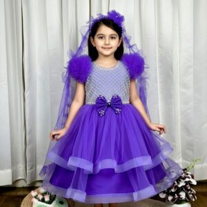 Party Princess Frock – New Arrival | কিউট পার্টি প্রিন্সেস ফ্রক