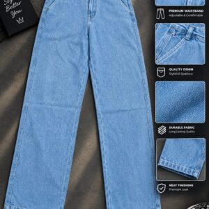 Semi Cargo Denim Baggy Pants | সেমি ব্যাগি কার্গো ডেনিম প্যান্ট