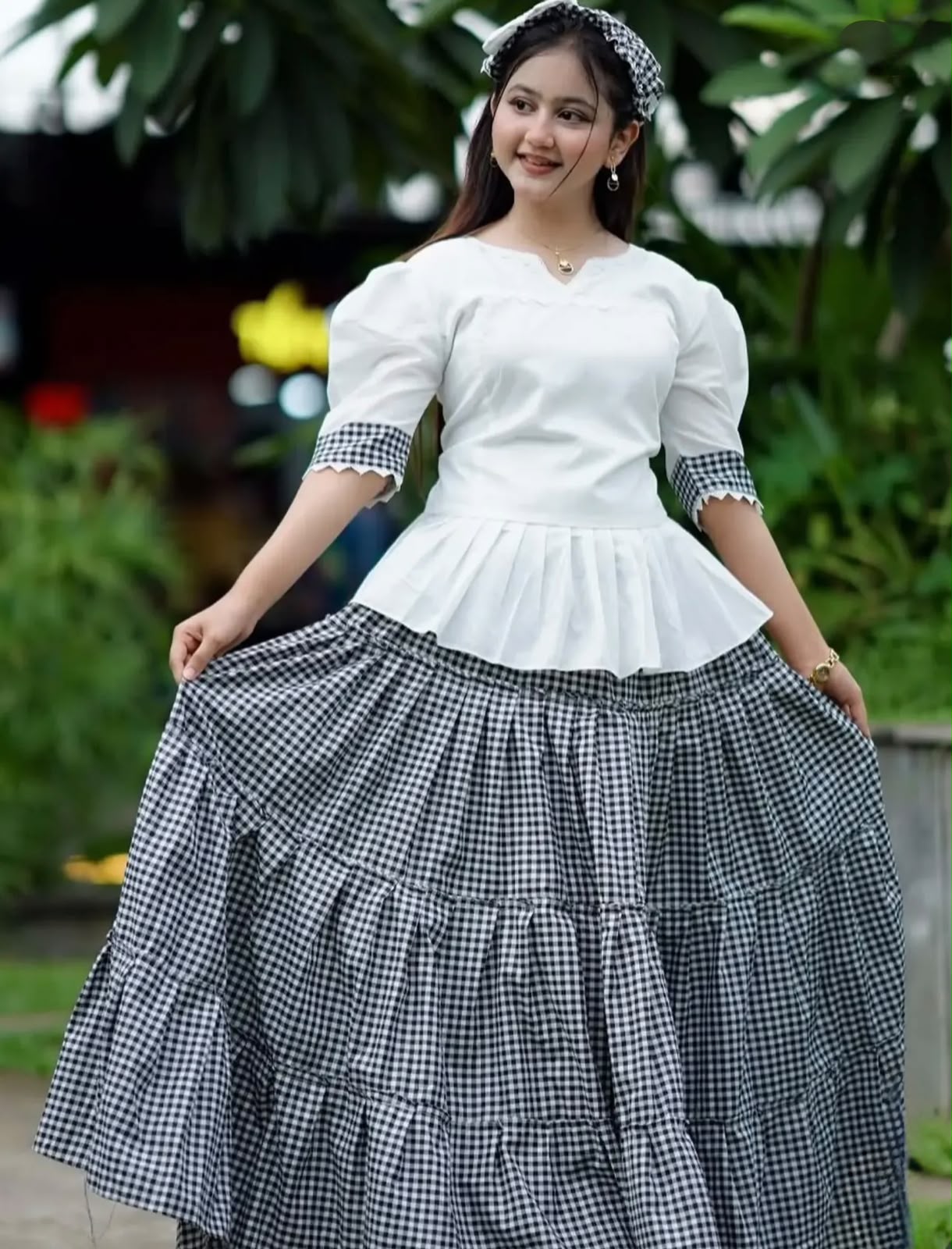 Premium Stylish Skirt Set | প্রিমিয়াম স্টাইলিশ স্কার্ট সেট - Image 4
