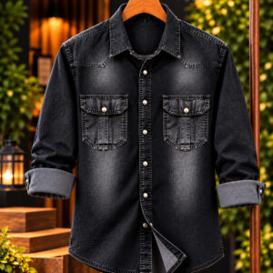 Premium Trendy Denim Shirt | প্রিমিয়াম ট্রেন্ডি ডেনিম শার্ট