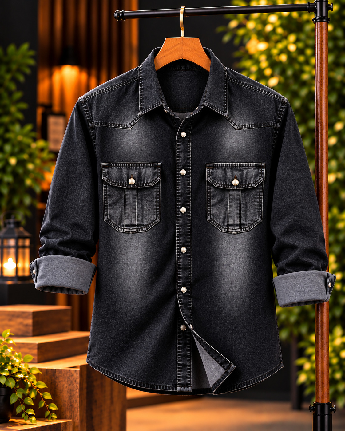 Premium Trendy Denim Shirt | প্রিমিয়াম ট্রেন্ডি ডেনিম শার্ট