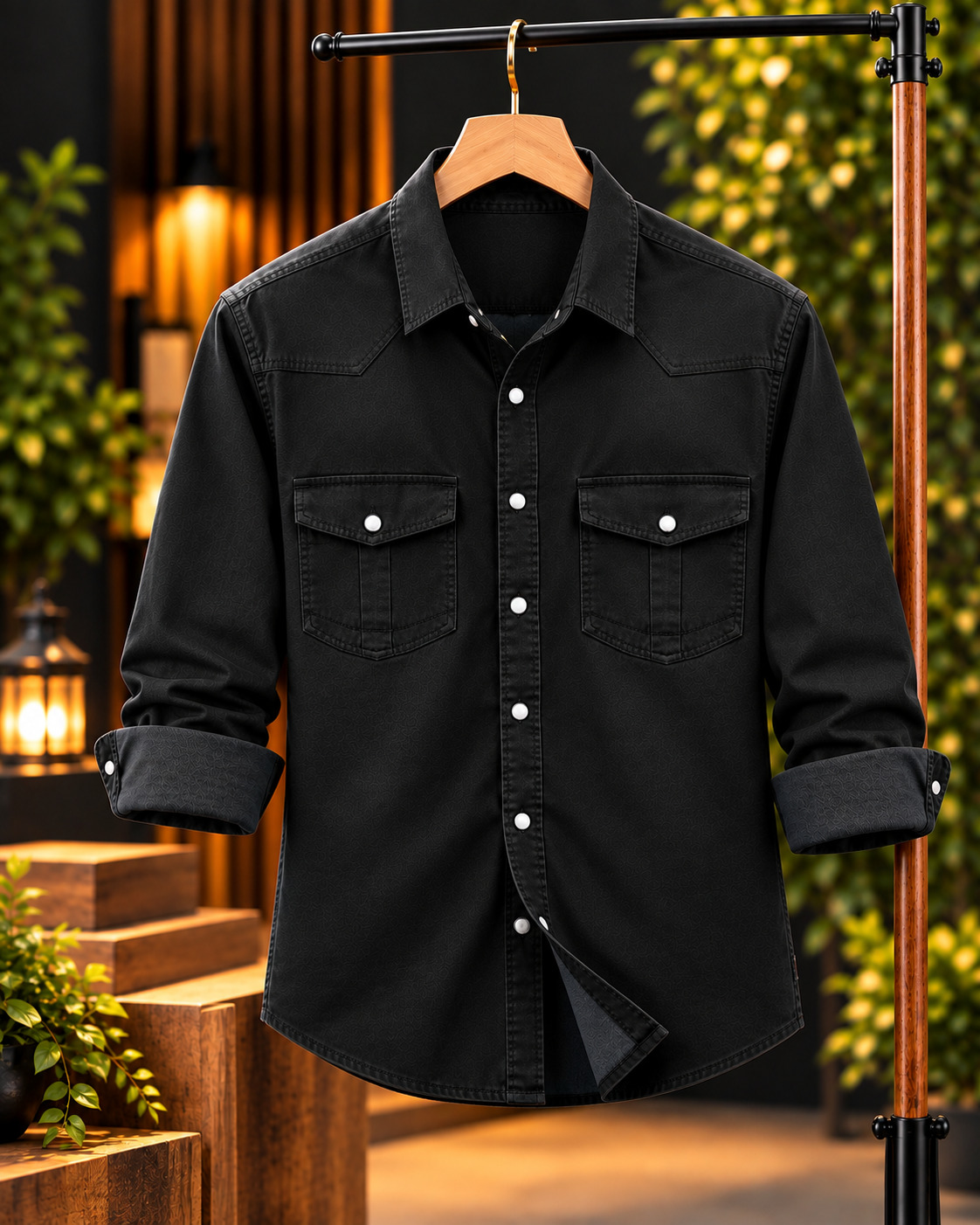Premium Trendy Denim Shirt | প্রিমিয়াম ট্রেন্ডি ডেনিম শার্ট - Image 6
