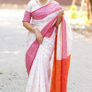 Katan Saree – আকর্ষণীয় ও ঐতিহ্যবাহী কাতান শাড়ি Katan Saree – আকর্ষণীয় কাতান সিল্ক শাড়ি