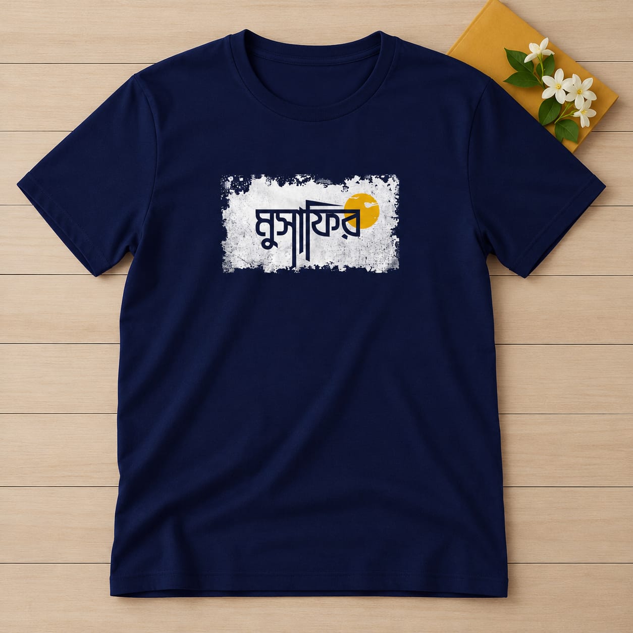 Cotton Printed Basic Islamic T-Shirt | কটন প্রিন্টেড টি-শার্ট