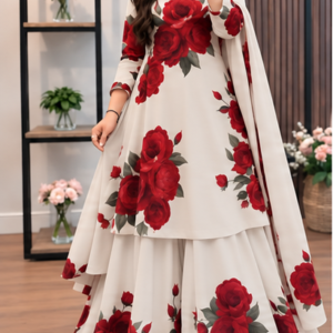 Stitch Digital Print Three Piece | মাইক্রো স্টিচ থ্রি-পিস