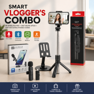 Smart Vlogger’s Combo | স্মার্ট ভ্লগিং গ্যাজেট সেট