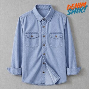 Stylish Denim Shirt for Men | স্টাইলিশ ডেনিম শার্ট