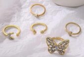 Big Butterfly Ring Set