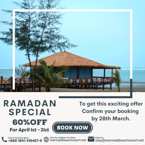 Ramadan Special 60% Discount | Mermaid Beach Resort