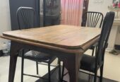 Wooden Dinning Table & Chairs