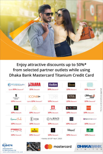 Attractive 50% Discount on Selected Outlets | Dhaka Bank