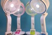 USB Rechargeable Fan With LED Light