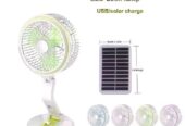 USB Rechargeable Fan With LED Light