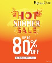 Hot Summer Sale Up To 80% Off  | Vibrant