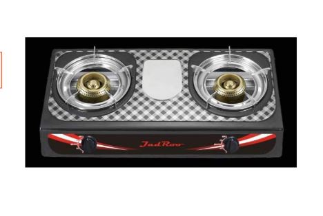 Jadroo Imported Stainless Steel Auto Double Burner Gas Stove