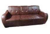 Wooden Three Seater Sofa for Living Room