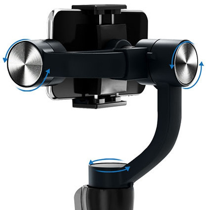 WiWU S5B 3-Axis Stabilized Gimbal Selfie Stick