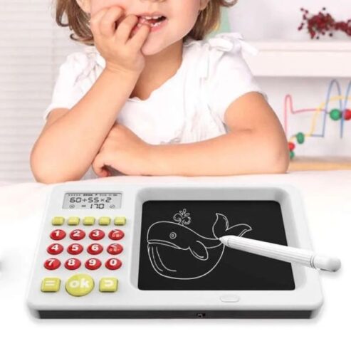 Writing Tablet & Calculator For Kids