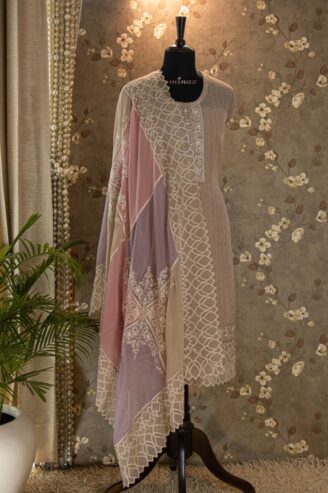 Organza Dupatta Suits online