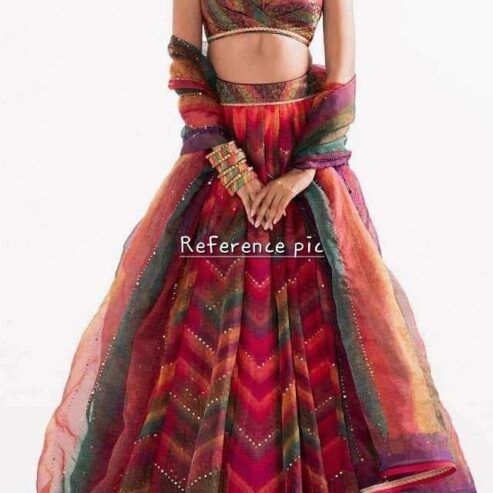 Buy Organza Lehenga BD