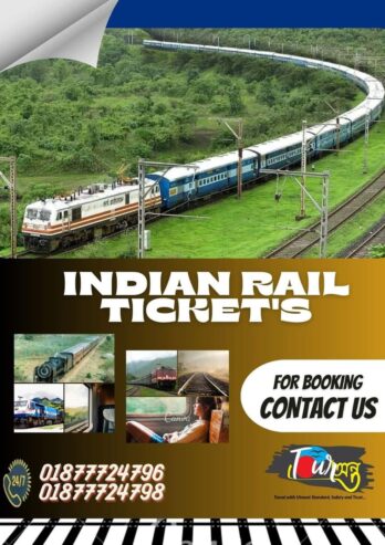 Indian train ticket