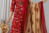 Anarkali three piece