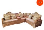 Wooden Corner Sofa