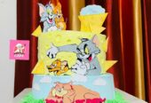 Customized Birthday Cartoon Cake