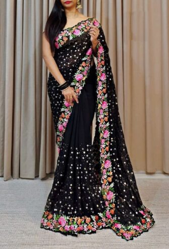 Sequins Saree Collection