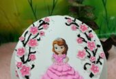 Birthday Princess Theme Cake