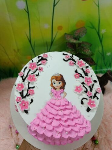 Birthday Princess Theme Cake