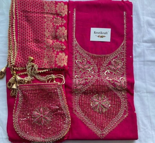 Beautiful Heavy Chanderi Suits