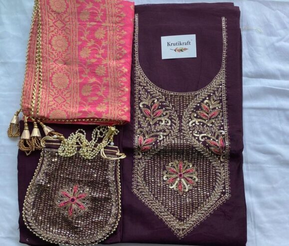 Beautiful Heavy Chanderi Suits