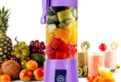 Portable and Rechargeable Juice Blender HM03 (Purple Color)