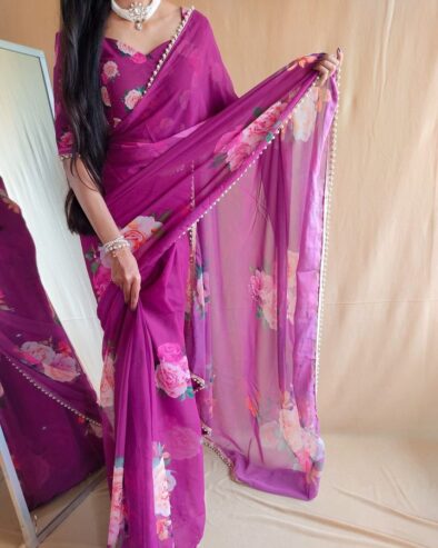 Beautiful Georgette Saree