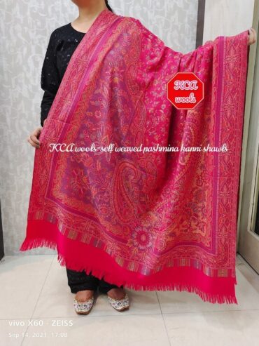 Wool Self Weaved Kashmiri Shawls