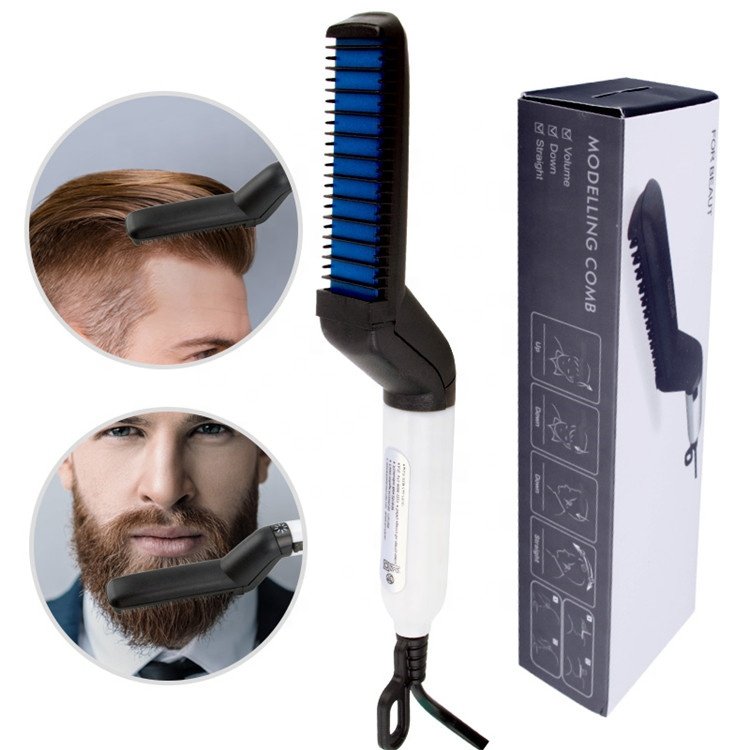 Electric Ceramic Beard And Hair Straightener for Men