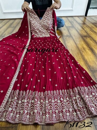 Long Gown Dress With Dupatta