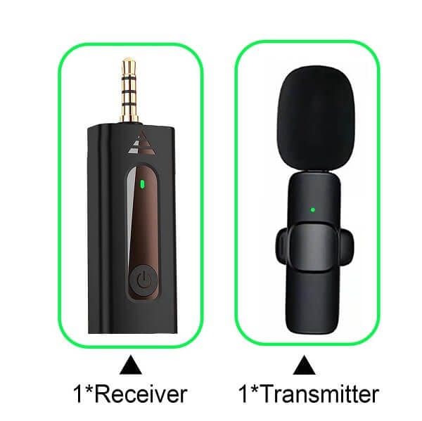 K35 Wireless Microphone For 3.5mm Supported Devices