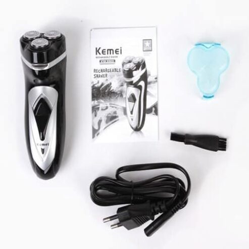 KM-8868 Kemei Triple Blades Rechargeable Shaver (BB)