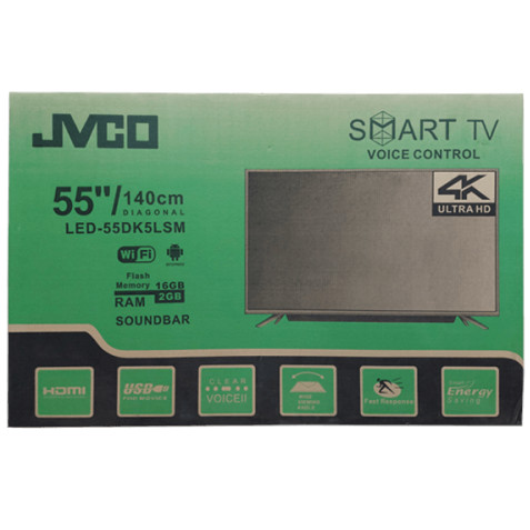 JVCO 55″ 4K Voice Control Smart TV