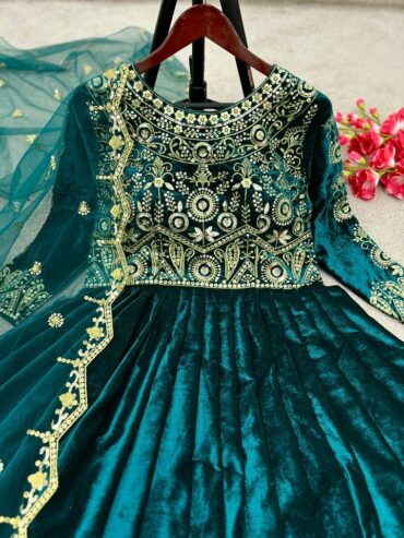 Velvet Gown Dress BD