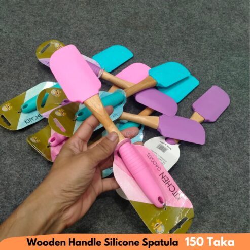 Silicone Wooden Spatula