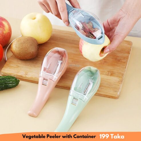 Vegetable Peeler With Container