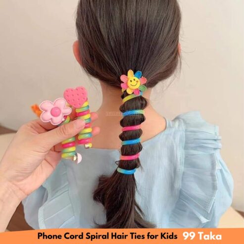 Spiral Hair Ties For Kids