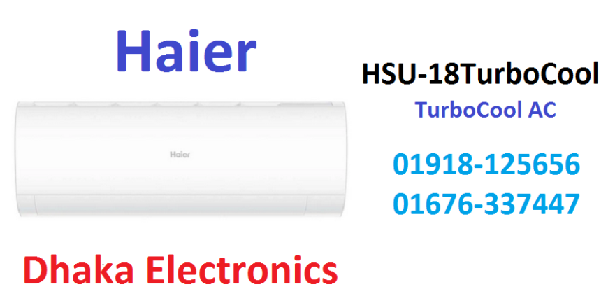 HAIER 1.5 TON SPLIT AIR CONDITIONER HSU-18TurboCool