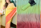 Beautiful Shaded Color Sequence Sarees